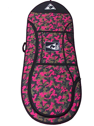 TRINITY BOARDSPORT T57S Surfbretttasche, Unisex-Erwachsene, rosa (Pink Camouflage), 6'2-6'4 von TRINITY BOARDSPORT