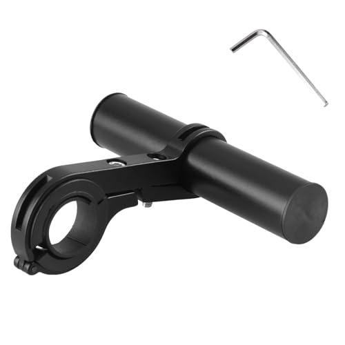 TRIWONDER Fahrrad Lenker Erweiterung, Lenkererweiterung, Doppel/Einzel Fahrradlenker Extender Halterung für 25-34mm Lenker, GPS, Sport Kamera, Taschenlampe, Smartphones (Einzelklemme - 10 cm) von TRIWONDER