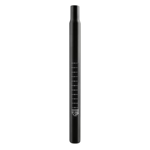 TRIWONDER Fahrrad Sattelstütze 25.4/27.2/28.6/30.4/30.8/31.6mm, Aluminium Sattelstange 350mm Länge für MTB BMX E-Bike Rennrad Trekkingrad (01 Schwarz, 25,4 mm) von TRIWONDER