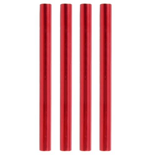 TRIWONDER Zeltstange Repair Splint Repair Kit Ersatzreparaturrohr für Durchmesser 8.5-10.5mm (Rot - 4 Stück) von TRIWONDER