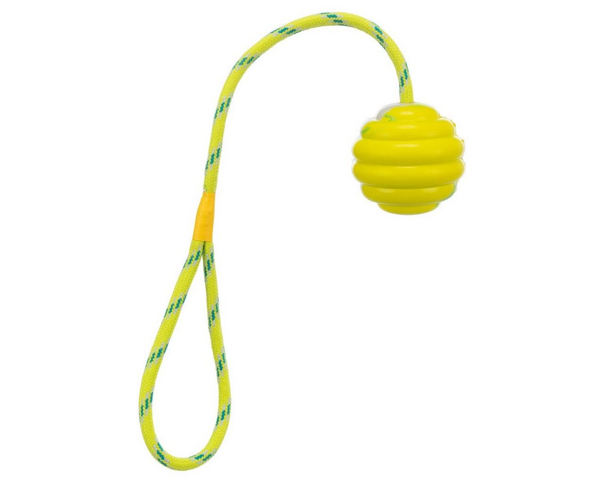 TRIXIE Outdoor-Spielzeug Wellenball am Seil, Naturgummi von TRIXIE