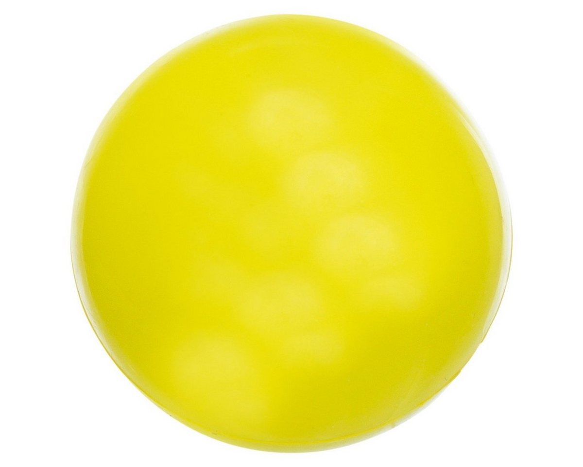 TRIXIE Spielknochen Hundespielzeug Ball, geräuschlos, Durchmesser: 5 cm / Farbe: lime von TRIXIE