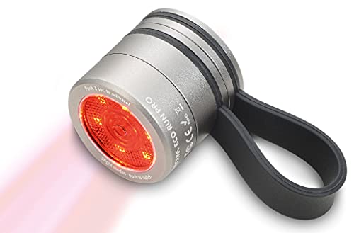 Troika Unisex – Erwachsene ECO Run PRO Taschenlampe, Silber, 3,5cm von TROIKA