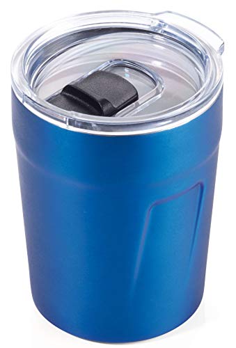 Troika Unisex – Erwachsene Espresso Doppio Thermosbecher, blau, 1 Stück (1er Pack) von TROIKA