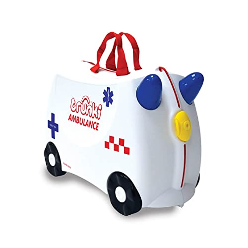 Trunki Kinder Reisekoffer & Kinderhandgepäck Abbie Ambulance (weiß) von TRUNKI