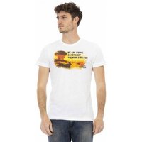 TRUSSARDI Action Herren Young Fire T-Shirt Weiß 2AT02C001 von TRUSSARDI Action
