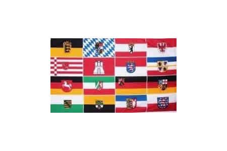 TS24direkt Alle 16 Bundesländer Flagge ca. 90 x 150 cm von TS24direkt