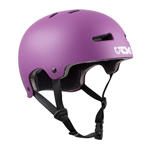 TSG Art: Uni Evolution Helm Bowl Skate Roller/BMX/Dirt/Pumptrack/MTB/E-Bike, violett, L/XL (57-59cm) von TSG