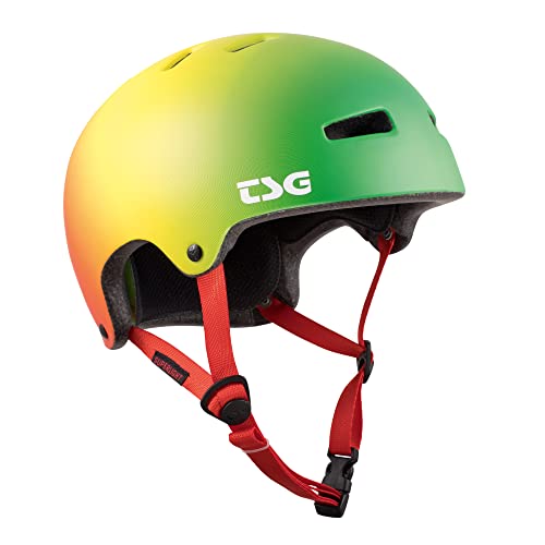 TSG Art: Uni Superlight Bowl Helm, Rasta, L von TSG