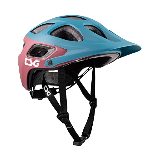 TSG Damen Seek Fahrradhelm/VAE/MTB, Block Ocean Cedar, L von TSG