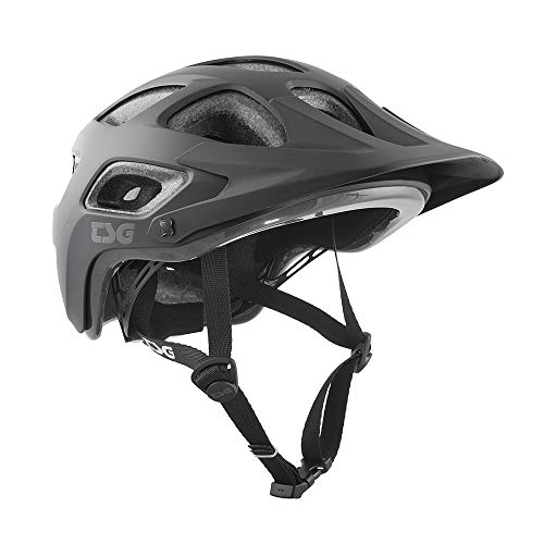 TSG Erwachsene Seek Solid Color Helm, Satin Black, L/XL von TSG