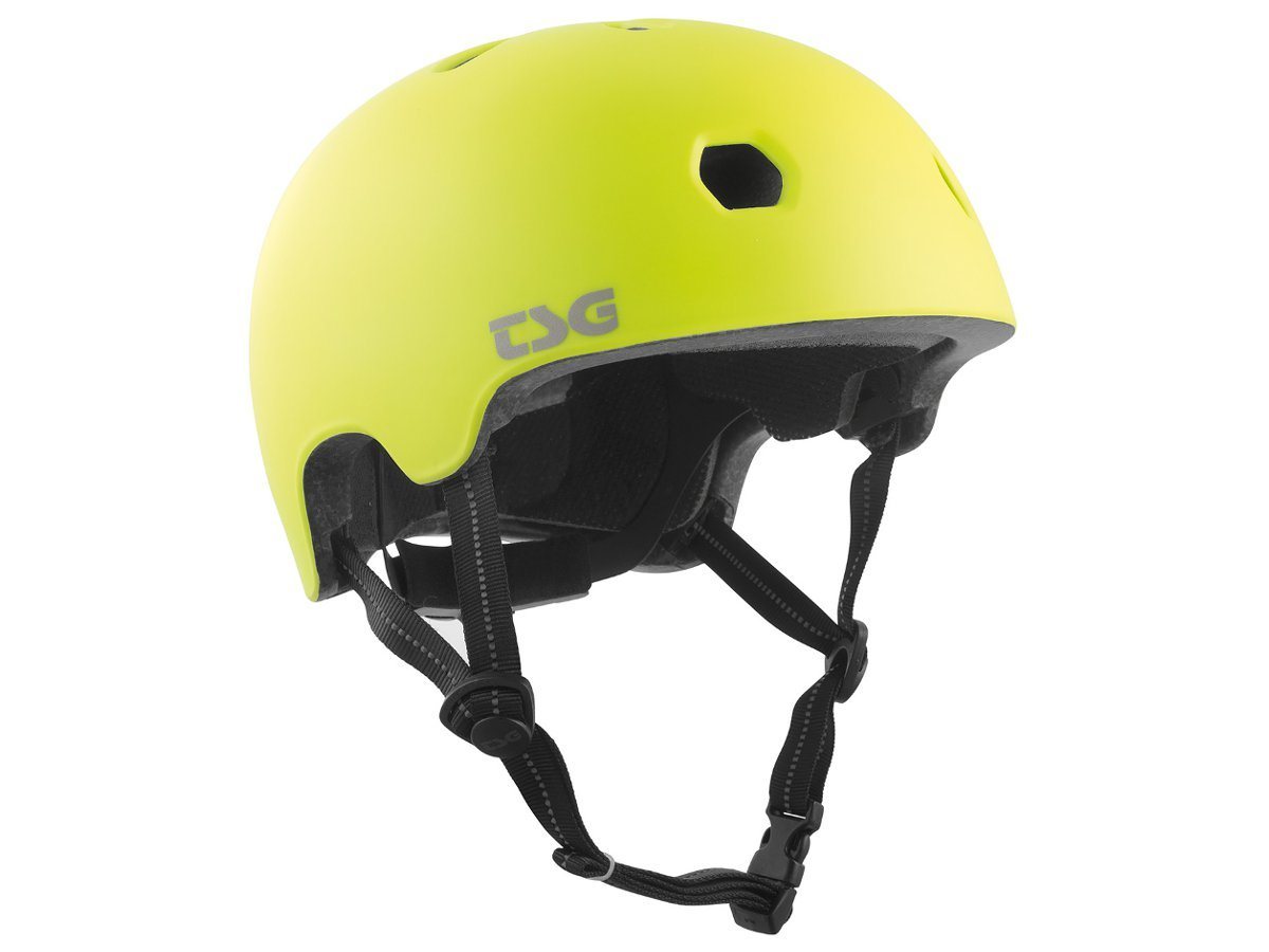 TSG Fahrradhelm TSG Nipper Mini Solid Color Helm Acid Gelb JXXS/JXS (48-51cm) von TSG