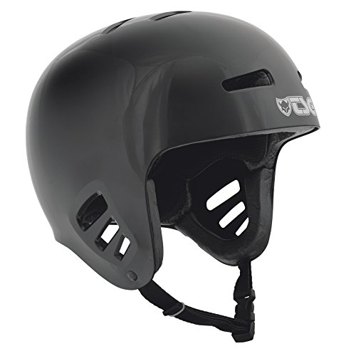 TSG Helm Dawn Solid Color Halbschalenhelm, Black, L/XL von TSG