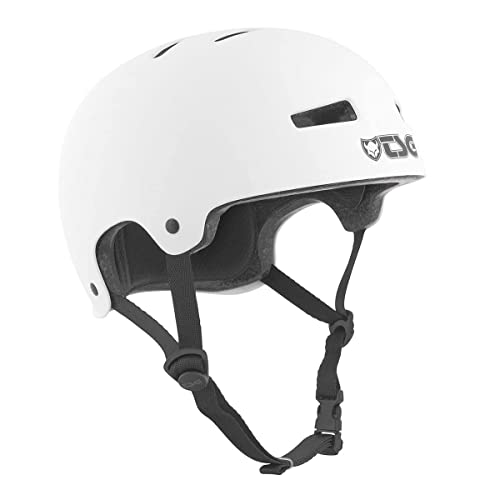 TSG Helm Evolution Solid Color, weiß (satin white), L/XL, 75046 von TSG