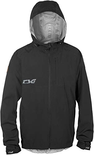 TSG Herren Drop Rain Jacket Jacke, Black, XL von TSG