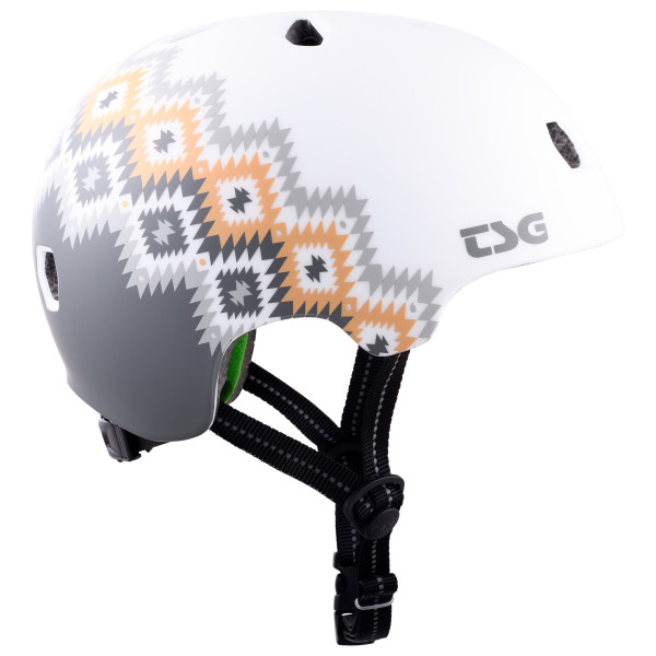 TSG - Kid's Meta Graphic Design - Radhelm Gr S/M - 54-57cm weiß von TSG