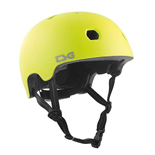 TSG Meta Solid Color Helm, Satin Acid Yellow, JXXS/JXS von TSG