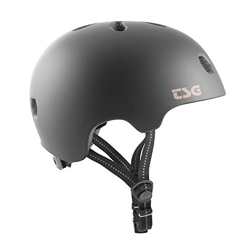 TSG Meta Solid Color Helm, Satin Black, JXXS/JXS von TSG