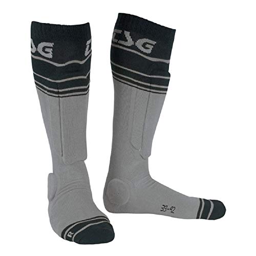 TSG Riot Sock Helm, Grey-Striped, 43-46 von TSG