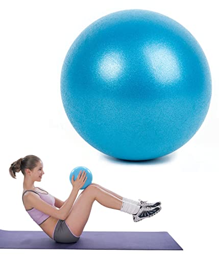 TSLRSA Gymnastikball Kleiner Pilates-Ball 25cm Yoga Ball Baby Soft und Rutschfester Gymnastikball mit Pumpe Ball fitnessball klein für Yoga Zuhause Büro Sitzball,Ball,Gymnastikball klein von TSLRSA