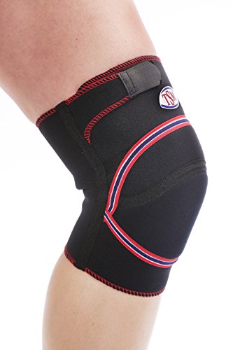 TSM Sportbandage Kniebandage mit Polster Pro lang, XL, 3553 von TSM