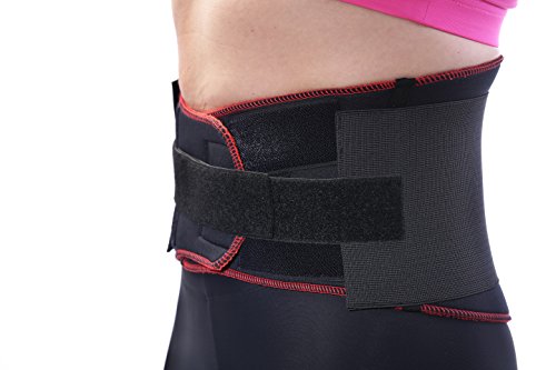 TSM Sportbandage Rückenbandage Pro mit fixierbarem Stabilisierungsgurt, M, 3713 von TSM