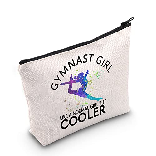 Gymnastik-Geschenk, Turner-Make-up-Tasche für Mädchen, Gymnastik, Überlebensset, Mädchen wie ein normales Mädchen, aber coolere Kosmetiktasche für Fitnessliebhaber (U.Gymnast Girl) von TSOTMO