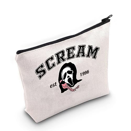 Movie Merchandise Make-up-Tasche Scream Kosmetik Kulturbeutel Geschenk für Horrorfilm-Fans Halloween Film Geschenk, U.scream Tasche, Kosmetiktaschen von TSOTMO