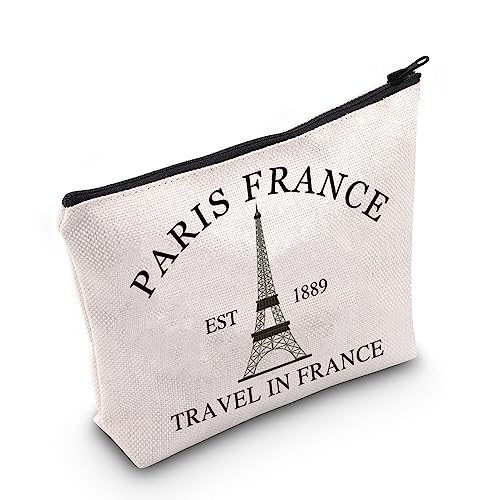 TSOTMO Kosmetiktasche für Paris, Paris, Frankreich, Geschenk, Eiffelturm, Geschenk, Paris, Frankreich, Reise-Kosmetiktasche für Paris-Liebhaber, Geschenk, Paris Frankreich, Kosmetiktaschen von TSOTMO