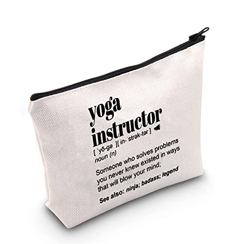 Tasche für Yoga-Lehrer mit Reißverschluss, Make-up-Tasche für Yoga, Lehrer, Wertschätzung, Geschenk, Yoga-Lehrer, Dankeschön,für Yoga-Lehrer, U.Yoga von TSOTMO