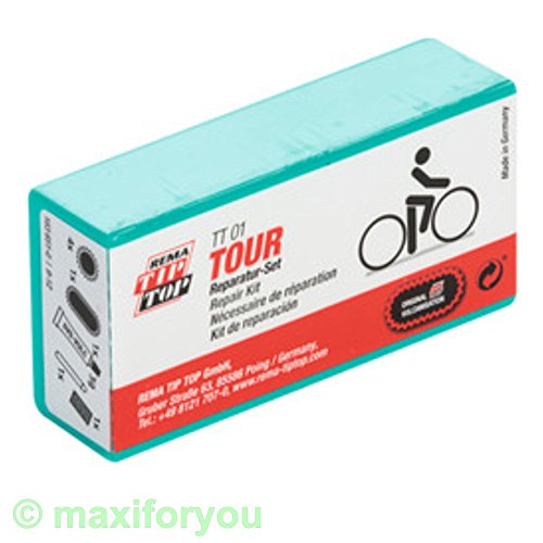 W01230103 Rema TIP-TOP TT01/05 - 7 o. 9-teilig - Fahrrad Flickzeug Reparaturset (1 x TT01) von TT