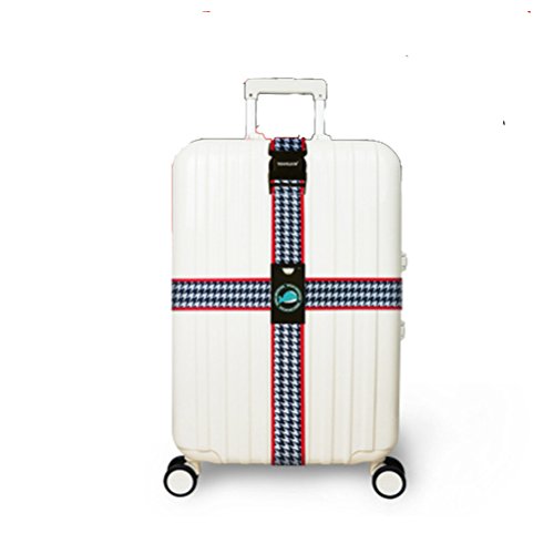 TTD Travel Gepäckriemen, Cross Design Koffer Verpackung Gürtel-TypA von TTD