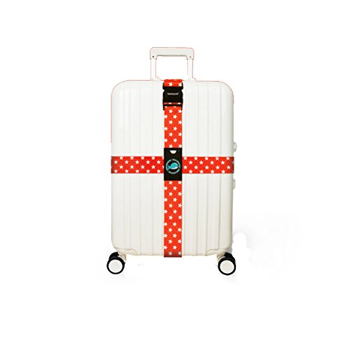TTD Travel Gepäckriemen, Cross Design Koffer Verpackung Gürtel-Type von TTD