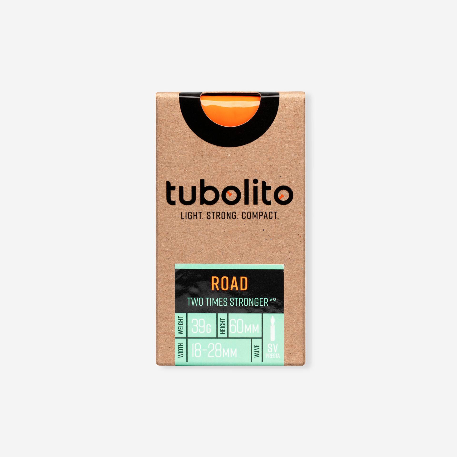 Fahrradschlauch Tubolito Road 700C Rennrad Ultraleicht 60 mm Presta von TUBOLITO