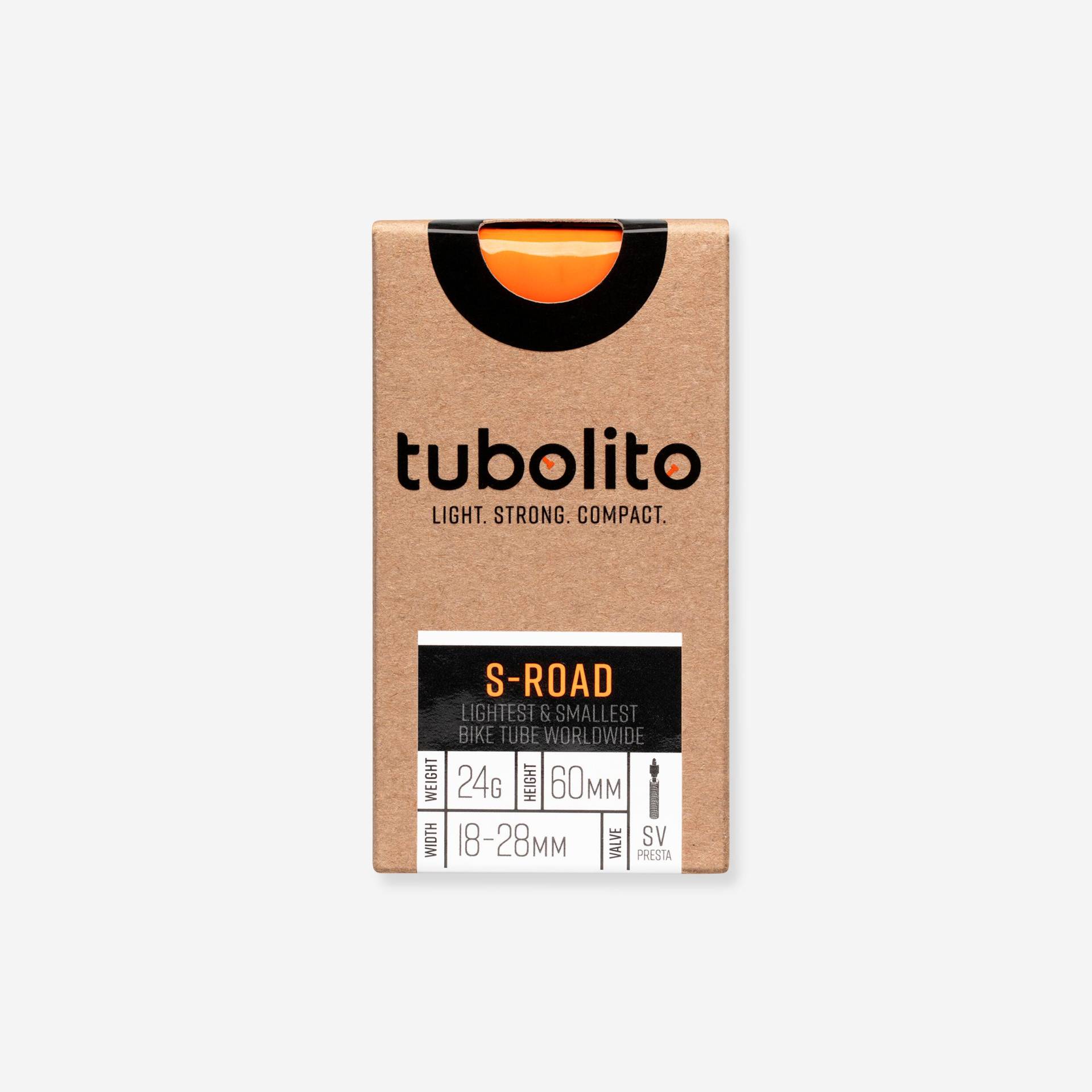 Fahrradschlauch Tubolito S Road 700C Ultraleicht 60 mm Presta von TUBOLITO