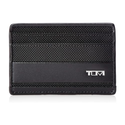 TUMI - Alpha Slim Card Case Wallet für Herren, Schwarz, Einheitsgröße, Alpha Slim Kartenetui von TUMI