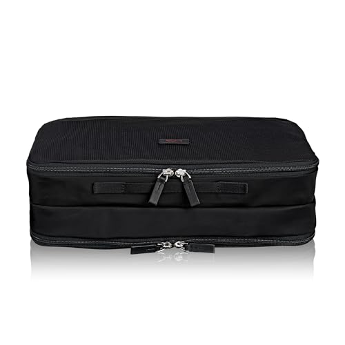TUMI - Reisezubehör, großer doppelseitiger Packwürfel – Gepäck-Organizer – Schwarz, Schwarz, Einheitsgröße, Reisezubehör, großer doppelseitiger Packwürfel – Gepäck-Organizer-Würfel von TUMI