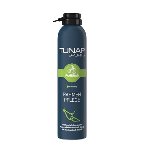 TUNAP SPORTS Rahmenpflege, 300 ml | Spray für Fahrrad Rahmen und Teile | Mtb, Rennrad, E-Bike etc. - auch matt Lack von TUNAP SPORTS