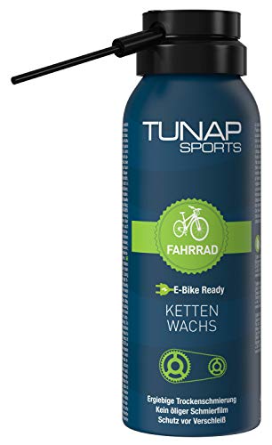 TUNAP SPORTS Kettenwachs | Fahrrad-Trockenschmierung Spray für die Kette auf Wax-Basis | für MTB, Rennrad etc. von TUNAP SPORTS