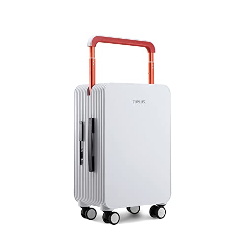 TUPLUS Koffer Trolley ABS Rollkoffer mit 4 Rollen Reisekoffer Handgepäck Hartschalenkoffer mit TSA Schloss, Saldo Serie, 55.5 x 36.6 x 21 cm/ 33L von TUPLUS