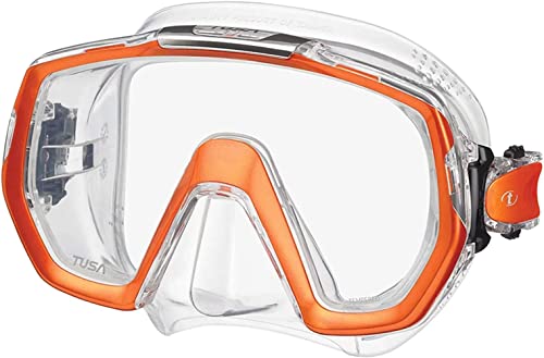 TUSA Freedom Elite - Einglasmaske mit großem Sichtfeld, Farbe:orange von TUSA