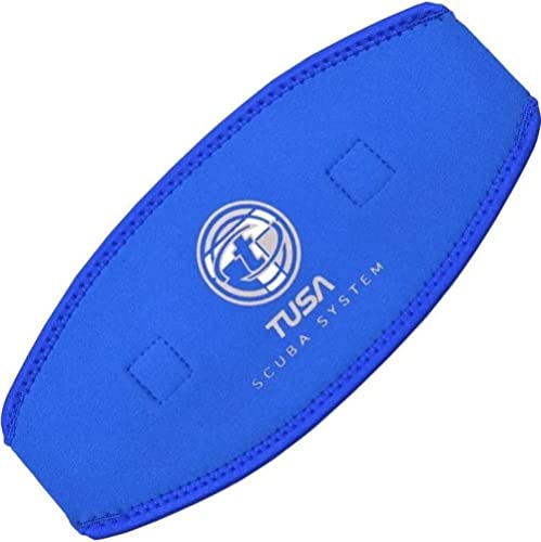 Tusa Mask Strap Cover Blau von TUSA