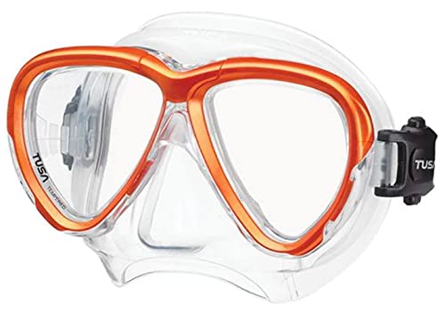 TUSA Intega tauch-Maske schnorchel taucherbrille Profi (Energy Orange) von TUSA