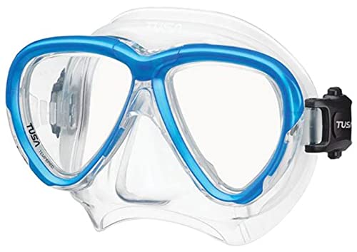 TUSA Intega tauch-Maske schnorchel taucherbrille Profi (Fishtail Blue) von TUSA