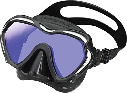Tusa Paragon S Tauch-Maske Einglas UV Filter Profi (M1007S) (Black) von TUSA