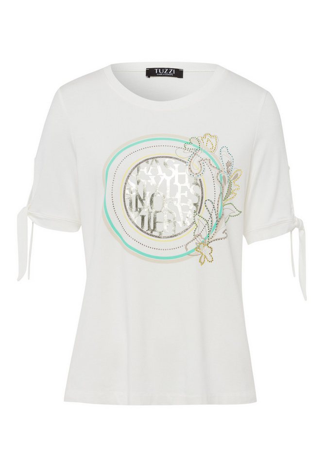 TUZZI T-Shirt Shirt LEMON SQUASH mit glitzernden Nieten von TUZZI