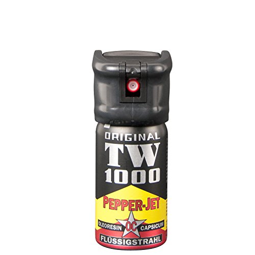 Abwehrspray TW1000 Pfefferspray zielgenauer Strahl, 40 ml von TW1000