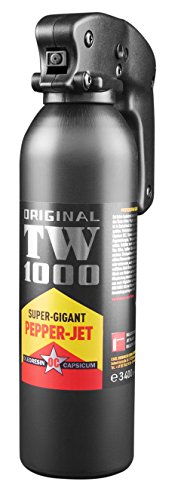TW1000 Unisex – Erwachsene Pepper-Fog SUPER-GIGANT Professional Pfefferspray, farblos, 255mm von TW1000