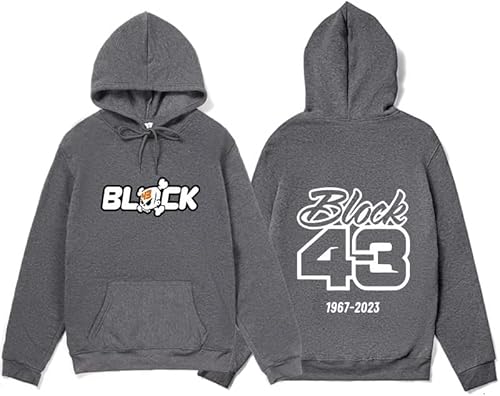 TYI Frühling Hip-Hop Ken Block Hoodie 2D Printed Hoodie Herren Loose Hooded Sweatshirt Herren/Damen Street Pullover (4,XL) von TYI