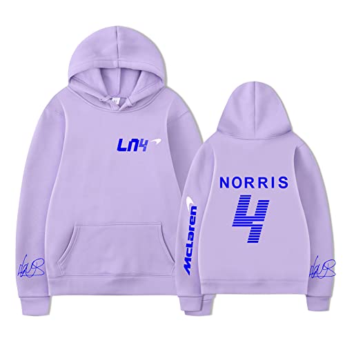 TYI Frühling Und Herbst Unisex Lando-Norris Hoodie Sweatshirt Harajuku Cartoon Hip Hop Mode Kleidung F1 Racing Fans Männer/Frauen Hoodie (S-3XL) (8,L) von TYI